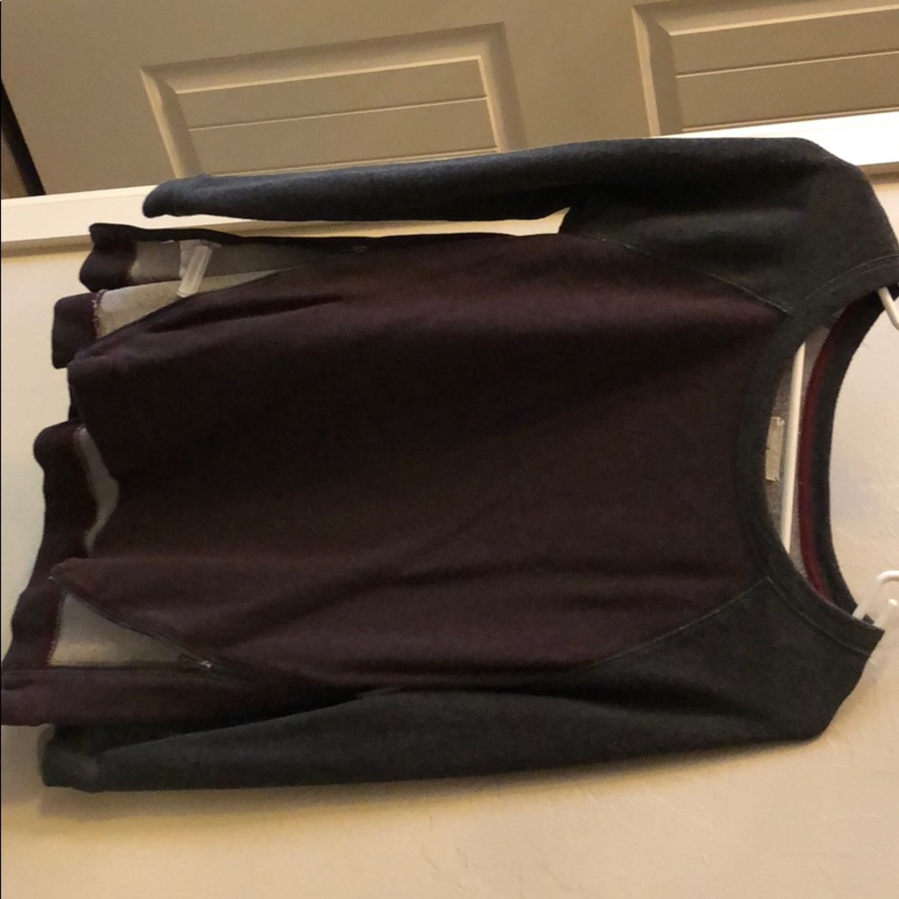 Loft Lou and grey sweatshirt